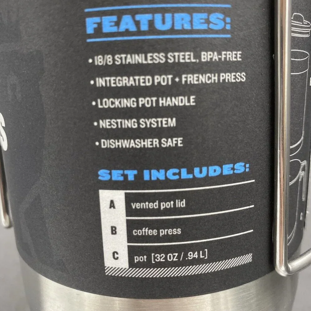 Stanley Stainless Steel Boil + Brew French Press Mug with Black Lid - Picture 7 of 16